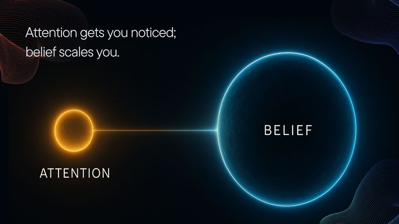 Attention vs. Belief
