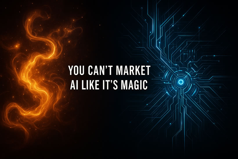 You can't market AI like it's magic