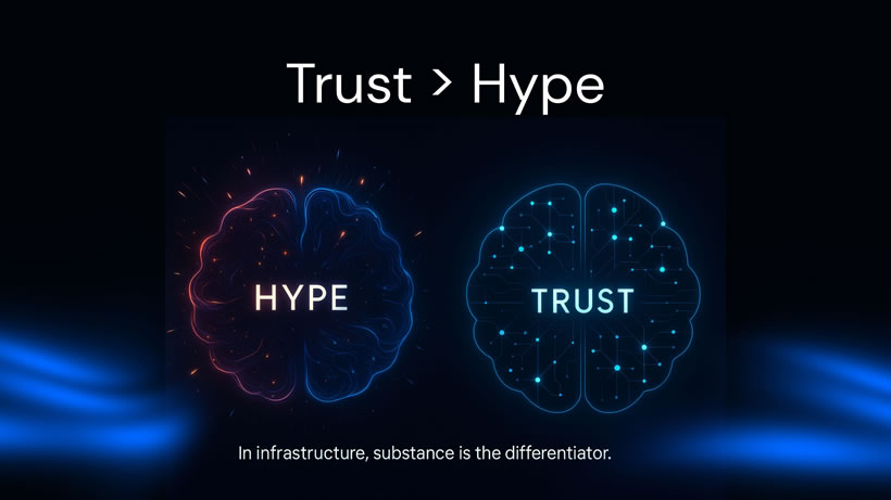 trust is greater than hype